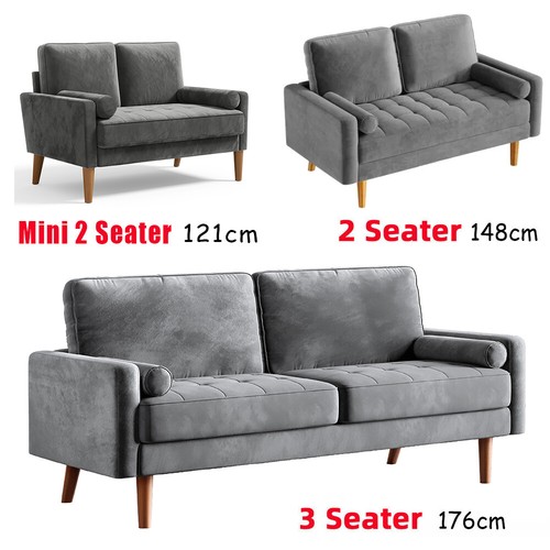 Seater velvet sofa with - velvet,