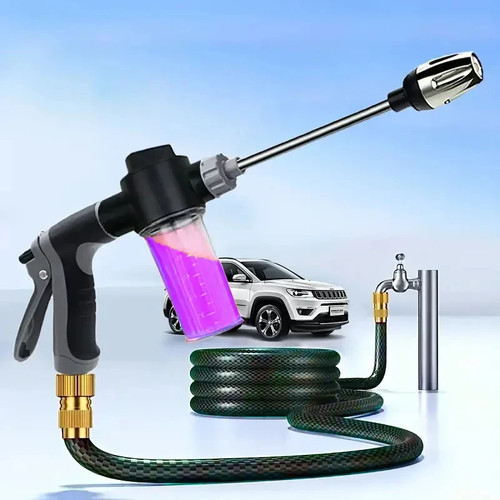 High pressure car wash - car, water