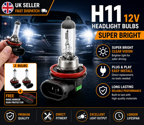 H11 12v headlight bulbs - headlight,