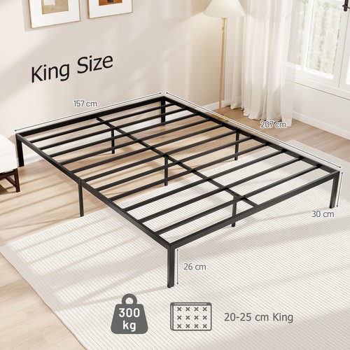 Size metal bed - bed, 30cm