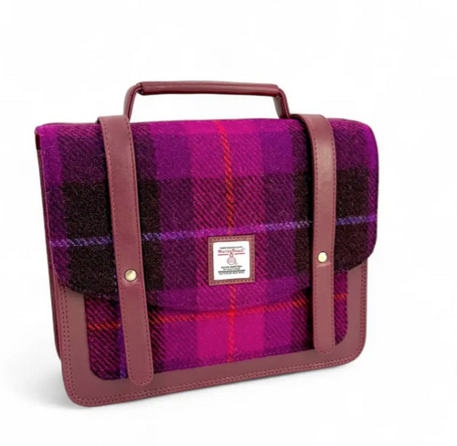 Harris tweed and leather - harris,