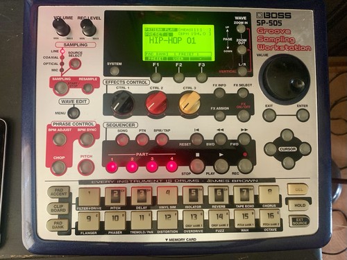 Boss 505 groove sampling - sp-505,