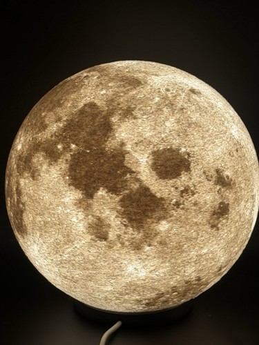 Printed moon lamp - printed,