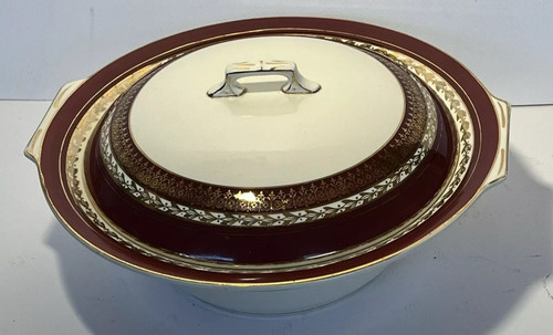 Vintage lidded vegetable - lidded,