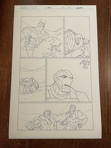 Avengers original comic art - original,