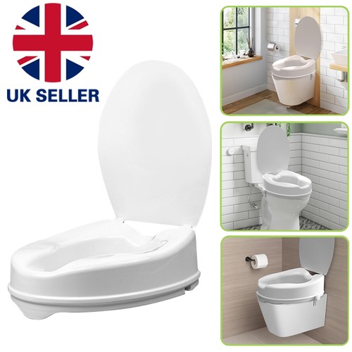 Raised toilet seat with - toilet,