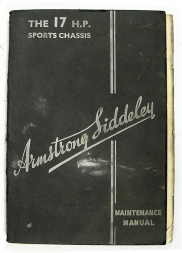 Armstrong siddeley 17hp sports - armstrong,