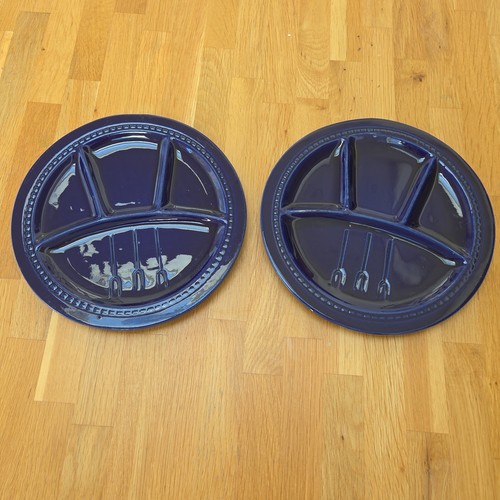 Beauce fondue plates blue - beauce,