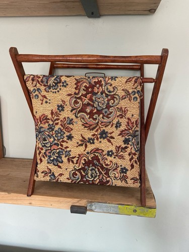 Vintage wooden folding sewing - vintage,