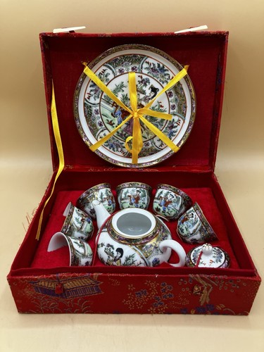 Chinese miniature tea set - chinese,