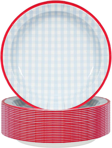 Pack inch blue gingham - 50,