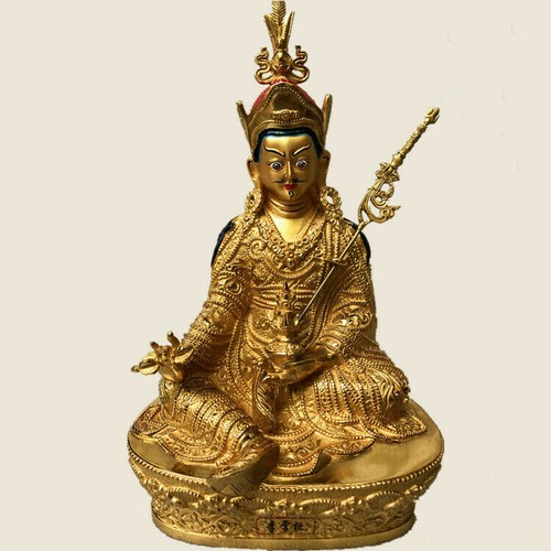 Handpainted gilt bronze - , nepal