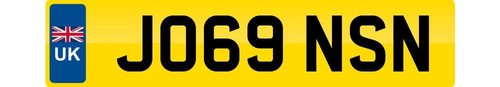 Johnson number plate jo69 - johnson,