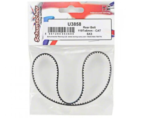 Schumacher rear belt 119tx6mm - rear,