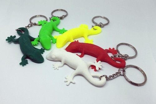 Gecko keyring lizard - keyring, /