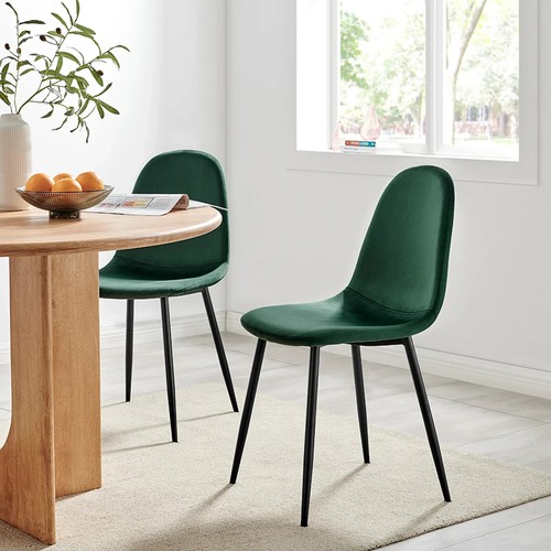 Velvet dining chairs set 1 - dining, of