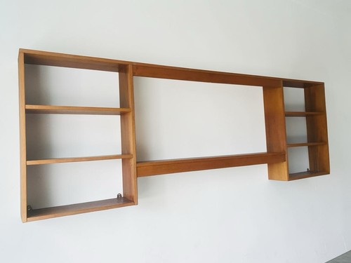 Danish solid teak shelving - danish,