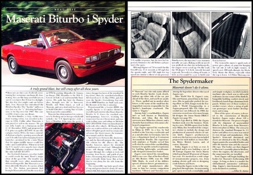 1987 1988 maserati spyder - 1988,