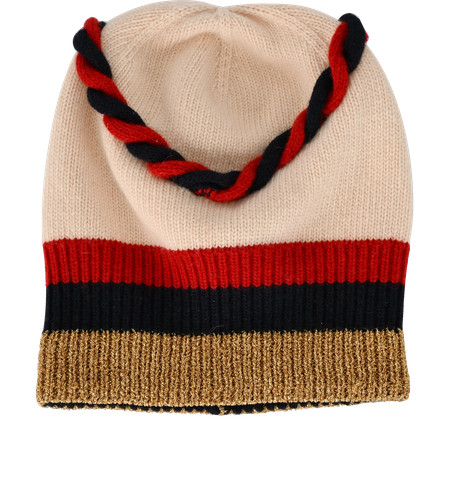 Gucci stripe beanie blue - gucci,