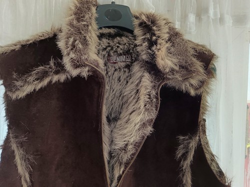 Gorgeous denim brown - brown, faux