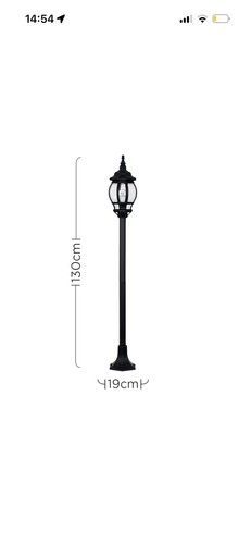 Traditional black ip44 outdoor - black,