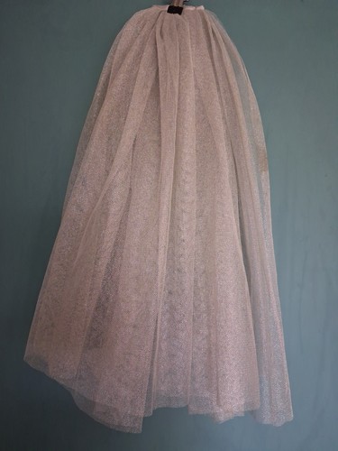 Silver mesh wedding veil - mesh,