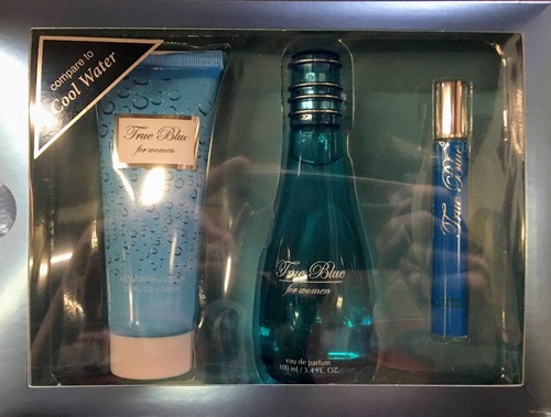 True blue perfume set - true,