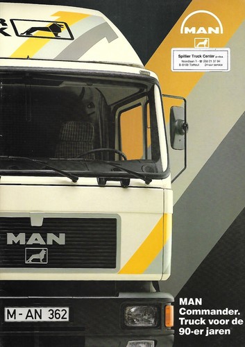 Truck brochure man - truck,