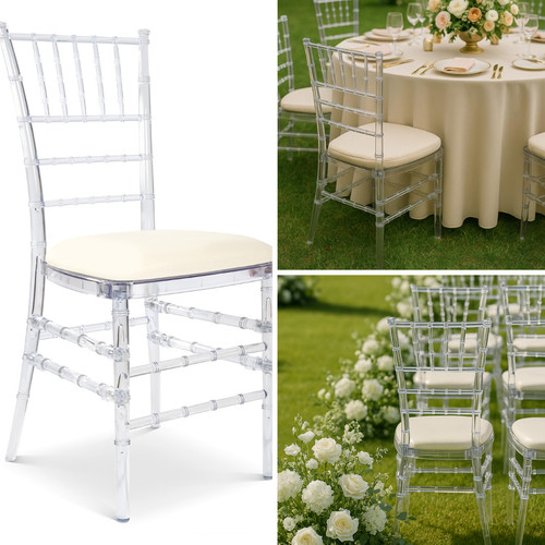 Acrylic chiavari chairs clear - acrylic,