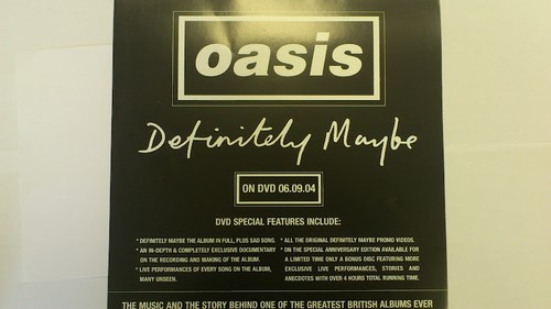Oasis definitely maybe 12 - maybe,