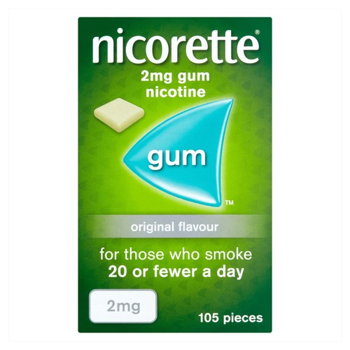 Nicorette 2mg original gum 105 - original,