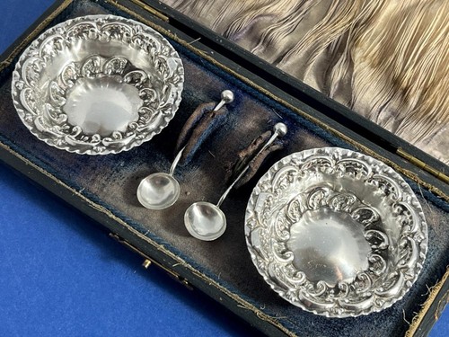 Boxed antique victorian solid - boxed,
