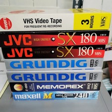 Vhs blank video cassette - x,