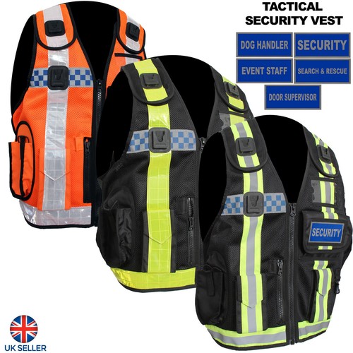 Viz security vest tactical - hi,
