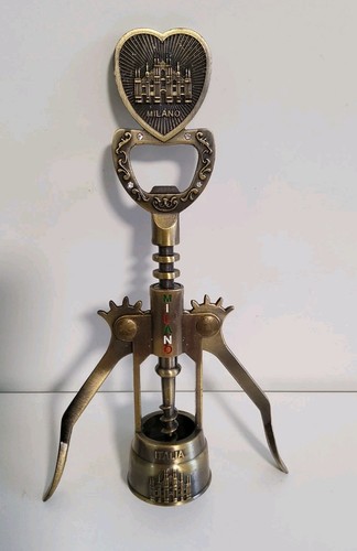 Cork screw winged wine - winged, bottle