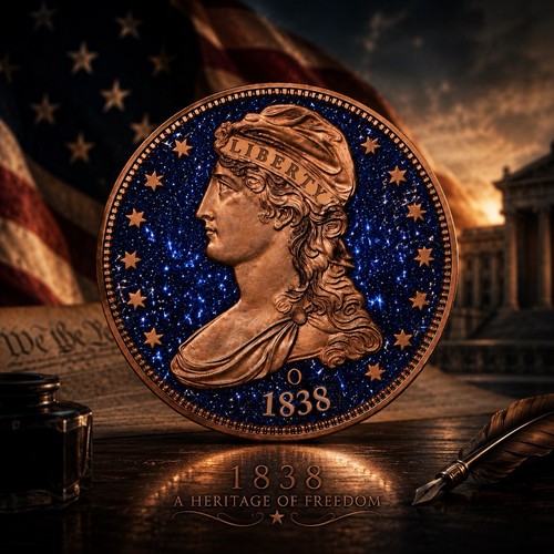 1838 capped bust diamond - 1838-o,