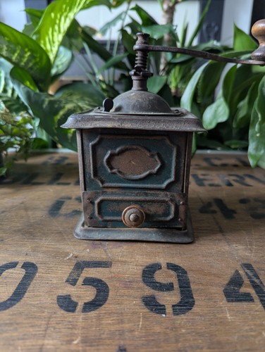 Antique vintage metal coffee - antique,