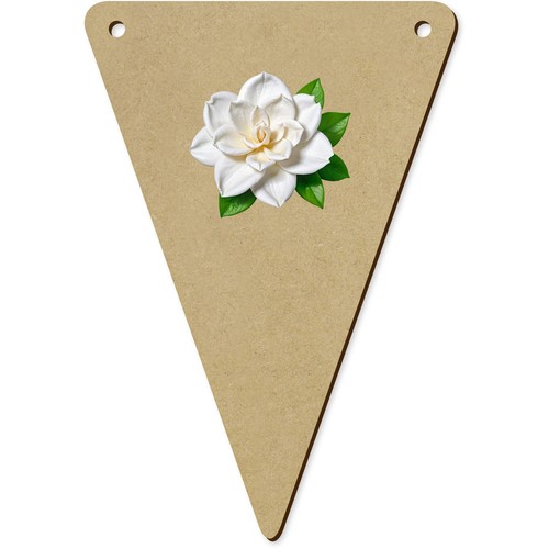 Gardenia flower bunting - x, 'gardenia