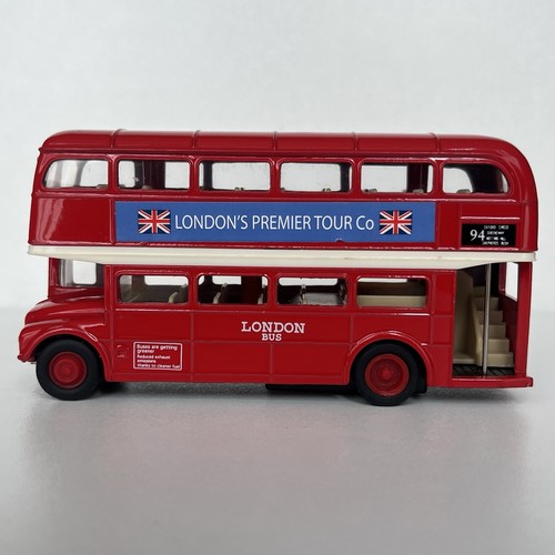 Welly london bus red pull - bus,