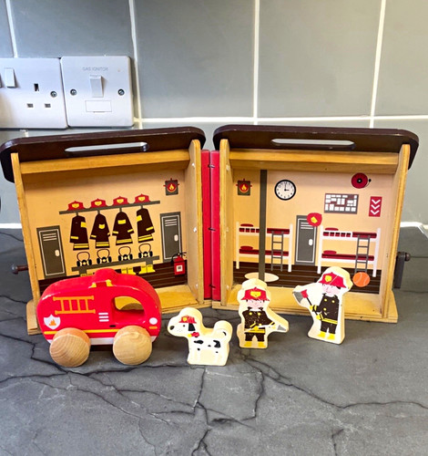 Little town wooden fire - town,