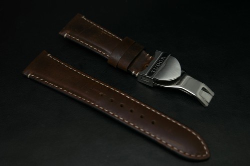 22mm chestnut brown - brown, leather