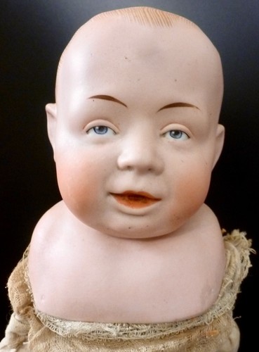 Antique doll bisque - doll,