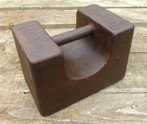 Vintage cast iron - cast, weight