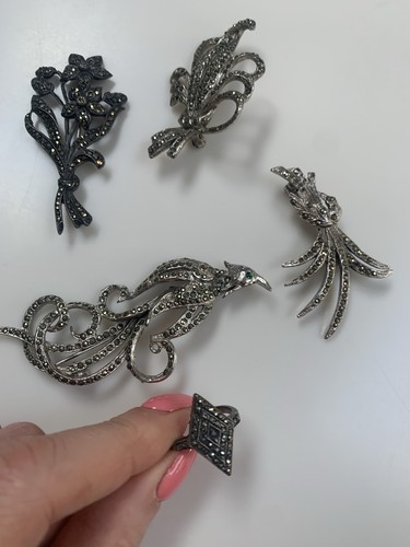Vintage marcasite jewellery - vintage,