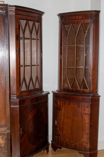 Wooden corner cabinet with - cabinet,