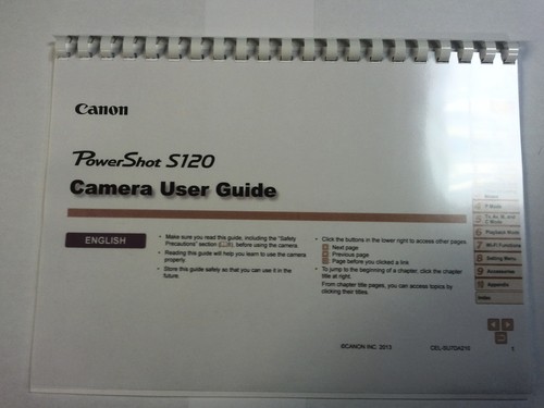 Canon powershot s120 printed - canon,