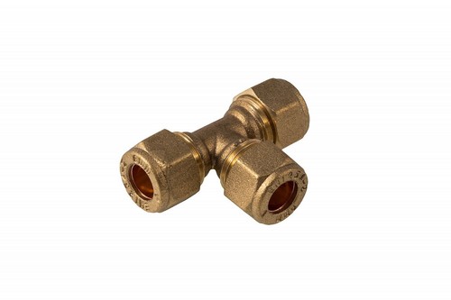 22mm compression tee - 22mm,