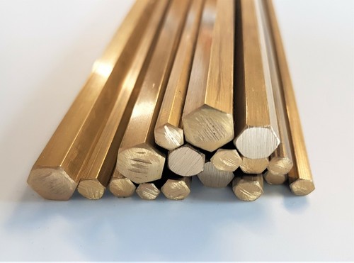 Brass bar hexagonal rod hex - brass,