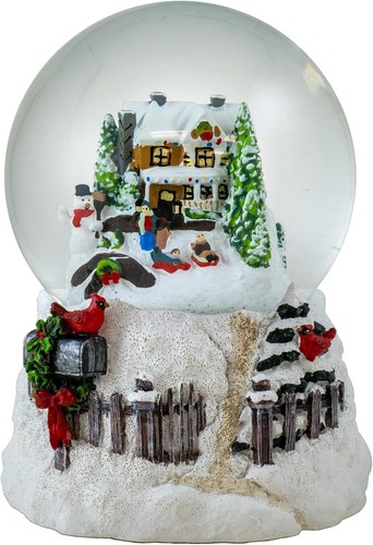 Holiday sledding snow scene - holiday,