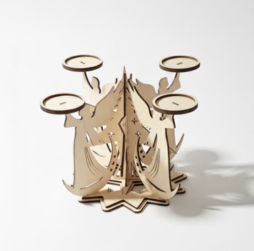Angel light candle holder - candle,